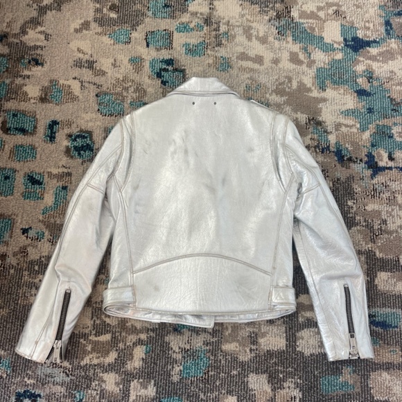 GOLDEN GOOSE Leather Biker Jacket - Picture 3 of 5